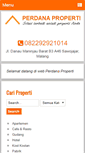 Mobile Screenshot of perdanaproperti.com